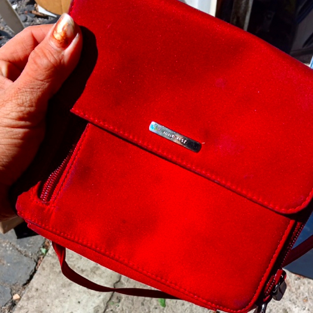 Nine West Vibrant Red Crossbody Bag